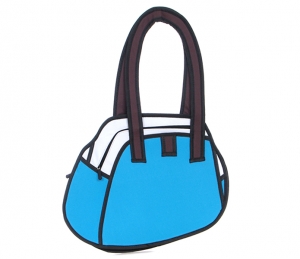 Комикс 3D сумка "MeLady" BLUE ― Интернет-магазин оригинальных подарков Tuk-i-tuk.ru