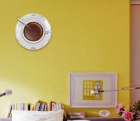 Настенные часы "Чашка с блюдцем" ― Интернет-магазин оригинальных подарков Tuk-i-tuk.ru