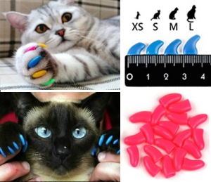 Антицарапки для животных PINK размер XS