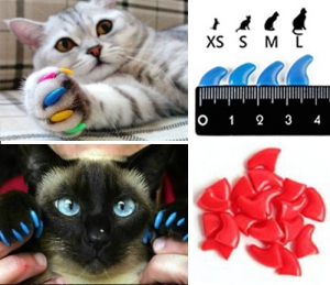 Антицарапки для животных RED размер XS ― Интернет-магазин оригинальных подарков Tuk-i-tuk.ru