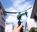 Заводная игрушка "Летающий вертолет" зеленый