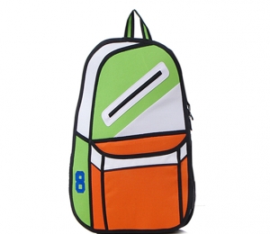 Комикс 3D сумка-рюкзак "Younker" GREEN ― Интернет-магазин оригинальных подарков Tuk-i-tuk.ru
