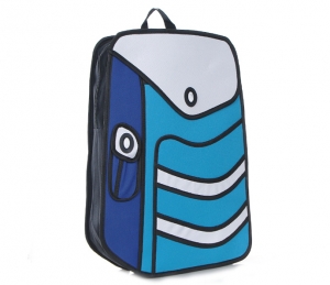 Комикс 3D сумка-рюкзак "ZigZak" BLUE