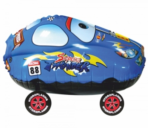  Ходячий шар " Синяя гоночная машина"   ― Интернет-магазин оригинальных подарков Tuk-i-tuk.ru