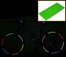 Светоотражающие полоски на велосипед Green