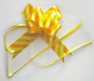 Желтая лента для создания банта 85х5 см.  ― Интернет-магазин оригинальных подарков Tuk-i-tuk.ru