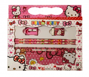 Канцелярский набор "Hello Kitty"  ― Интернет-магазин оригинальных подарков Tuk-i-tuk.ru