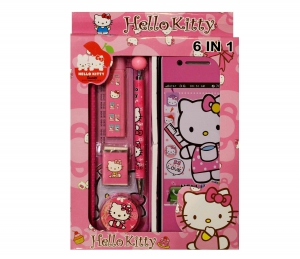 Канцелярский набор "Hello Kitty"   ― Интернет-магазин оригинальных подарков Tuk-i-tuk.ru