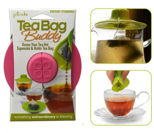 Крышка с отжимом для чая «Tea Bag» ROZE ― Интернет-магазин оригинальных подарков Tuk-i-tuk.ru