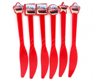 Набор ножей "Тачки" 6 штук  ― Интернет-магазин оригинальных подарков Tuk-i-tuk.ru