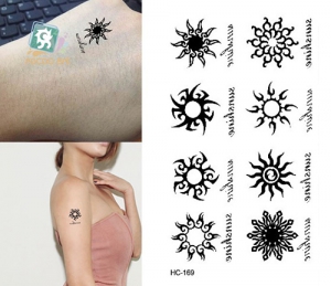 Временное Flash Tattoo "Sunshine"   ― Интернет-магазин оригинальных подарков Tuk-i-tuk.ru