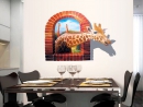 3D стикер "Любопытный жираф"
