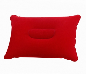 Дорожная надувная подушка красная