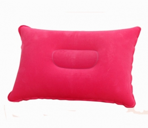 Дорожная надувная подушка розовая