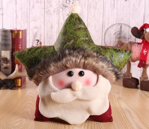 Новогодняя подушка "Дед Мороз"   ― Интернет-магазин оригинальных подарков Tuk-i-tuk.ru