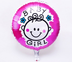 Шар на рождения малышки "Baby Girl"  ― Интернет-магазин оригинальных подарков Tuk-i-tuk.ru