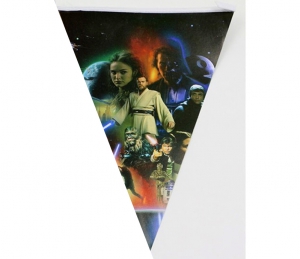 Гирлянда флажки "Звездные войны"  
