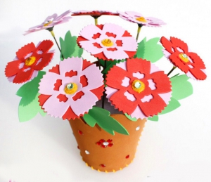 Набор сделай сам цветы в горшке "Нарциссы"  ― Интернет-магазин оригинальных подарков Tuk-i-tuk.ru