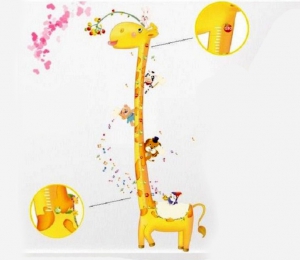 Стикер-ростомер "Игривый жираф" 