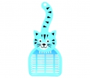 Голубая лопатка для кошачьего туалета "Котик"