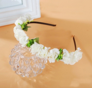 Ободок  "Белые розы"  ― Интернет-магазин оригинальных подарков Tuk-i-tuk.ru