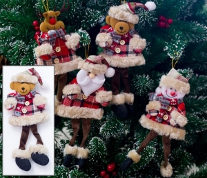 Игрушка на елку "Мишка"  ― Интернет-магазин оригинальных подарков Tuk-i-tuk.ru