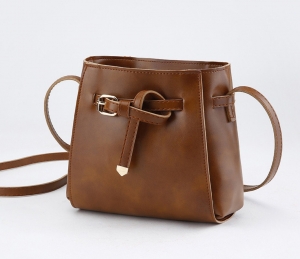 Женская коричневая сумочка "Nodule"