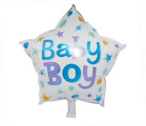 Шар на рождение звезда "Baby Boy" 