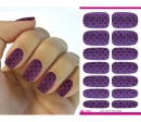 Водный слайдер для ногтей "Фиолетовый куб" 