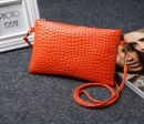 Женская оранжевая сумочка "Croc" 