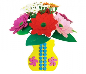 Набор сделай сам цветы в вазе "Герберы"   ― Интернет-магазин оригинальных подарков Tuk-i-tuk.ru