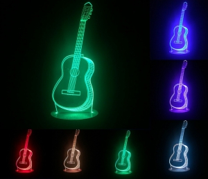 Ночник с 3D эффектом "Гитара"  