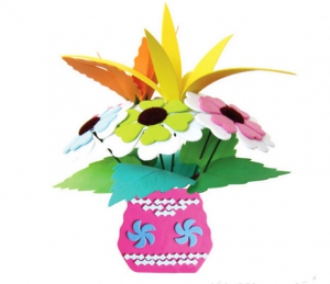 Набор сделай сам цветы в вазе "Ромашки"    ― Интернет-магазин оригинальных подарков Tuk-i-tuk.ru