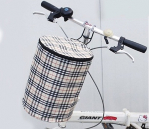 Сумка на руль велосипеда ROUND CREAM ― Интернет-магазин оригинальных подарков Tuk-i-tuk.ru