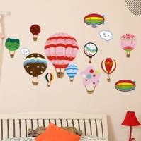 Настенный стикер "Воздушные шары L" ― Интернет-магазин оригинальных подарков Tuk-i-tuk.ru