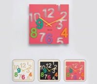 Настенные часы 3D-объем ROZE (квадратные)  ― Интернет-магазин оригинальных подарков Tuk-i-tuk.ru
