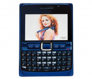 Фоторамка для фото 9 х 13 "Телефон" синяя ― Интернет-магазин оригинальных подарков Tuk-i-tuk.ru